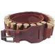 J7 Leather Bandolier Cartridge Belt 12 ga brown size L VlaMiTex