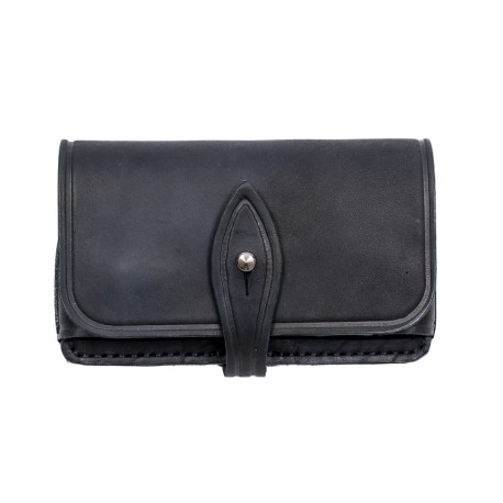 J26 Cartuccia Borsa in Pelle per cartucce da 12 Calibro, Nero