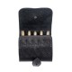 J29 Hunting leather Rifle cartridge band.223 REM black VlaMiTex