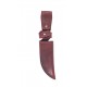 J31 Leather Knife Sheath, fits up to 35 x 130 mm blade knives, brown