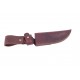 J32 Leather Knife Sheath, fits up to 35 x 150 mm blade knives, brown