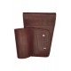 J36 Porta fucile in vera pelle marrone, VlaMiTex