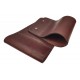 J36 Porta fucile in vera pelle marrone, VlaMiTex