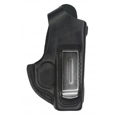 IWB 1-1 Fondina in pelle nero VlaMiTex