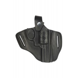 R3 Leather revolver holster black VlaMiTex