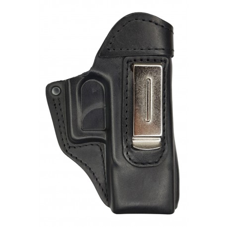 IWB 3 Fondina in pelle nero VlaMiTex