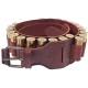 J45 Leather Bandolier Cartridge Belt 20 ga Brown size M VlaMiTex