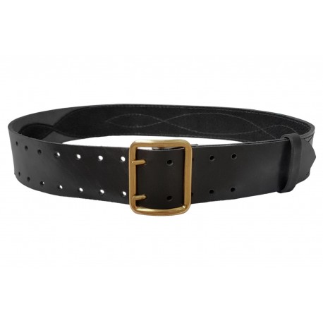 G1 Leather Belt 5 cm wide black VlaMiTex