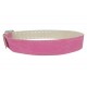 G2 Leather belt 5 cm wide pink VlaMiTex