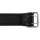 G4 Leather belt 5 cm wide with chrome buckle black VlaMiTex