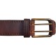 G7 Belt genuine leather 4 cm wide Red/Brown