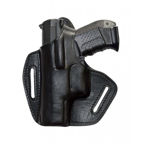 BXLi Holster en cuir noir pour gauchers VlaMiTex