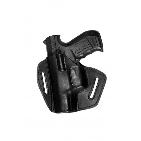 UXLi Holster en cuir noir pour gauchers VlaMiTex