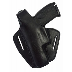 B2Li Holster en cuir noir pour gauchers VlaMiTex