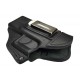 IWB 3Li Holster en cuir noir pour gauchers VlaMiTex