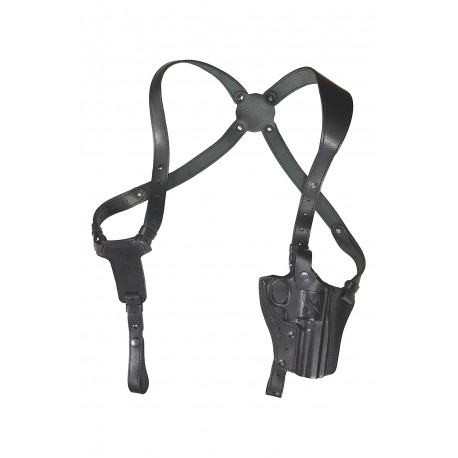 SR4 Holster d’épaule en cuir noir VlaMiTex