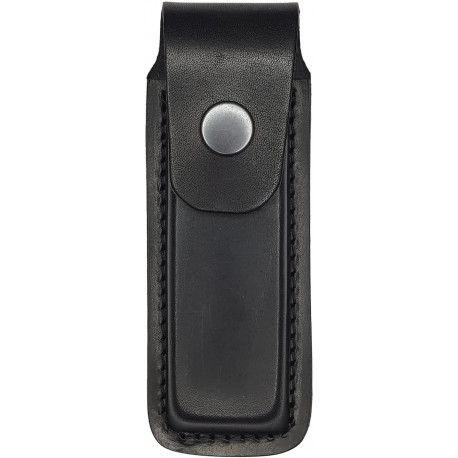 M22 Leder Tasche für Klappmesser und Multitool Werkzeug, Innenmaß 11 x 3 x 1,5 cm, schwarz, VlaMiTex