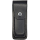 M25 Leder Tasche für Klappmesser und Multitool Werkzeug, Innenmaß 12 x 3,5 x 1 cm, schwarz, VlaMiTex
