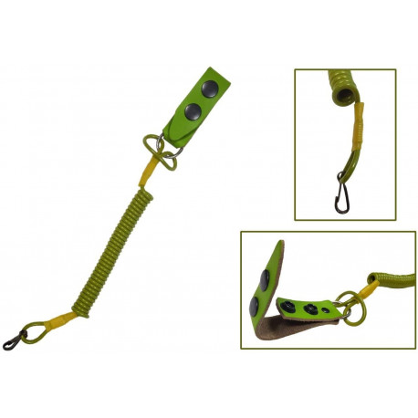 L2  Lanyard with polyaramide Core green VlaMiTex